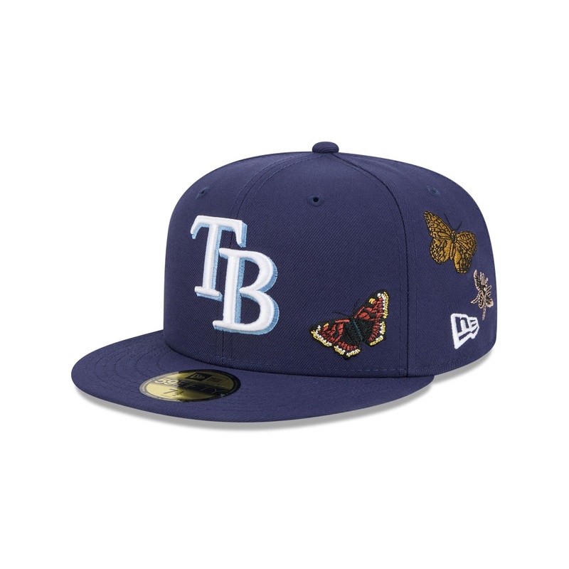 FELT x Tampa Bay Rays Navy 59FIFTY Fitted Hat 7