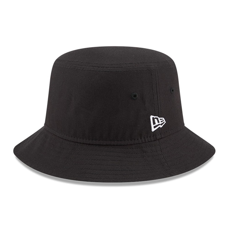 New Era Cotton Tapered Bucket Hat – NE Essential – Black S