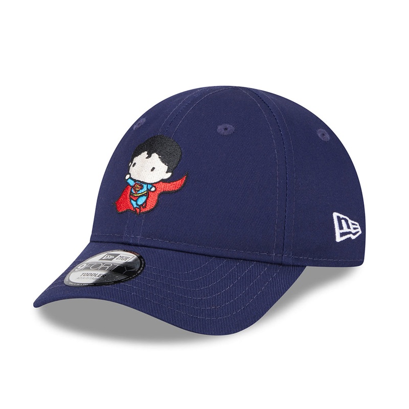 New Era Kids 9FORTY Superman Baseball Cap – Chibi DC Comics – Navy Blue TODDLER ADJ