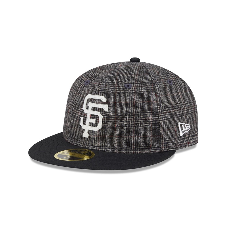 San Francisco Giants Plaid Retro Crown 59FIFTY Fitted Hat 7