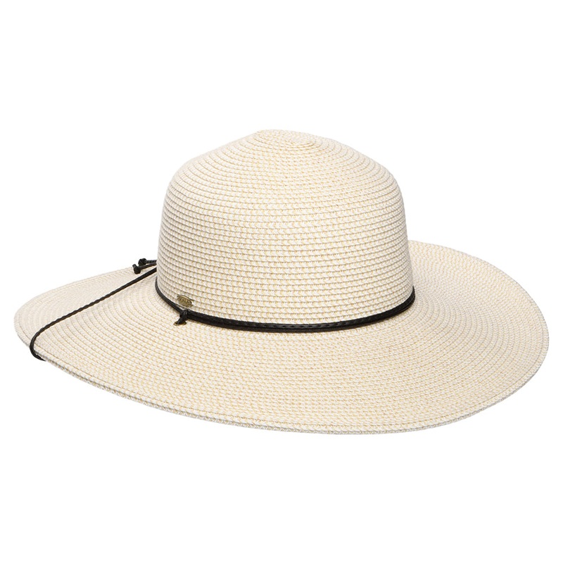 Scala Hats Cleo Toyo Straw Sun Hat – Ivory 1-Size