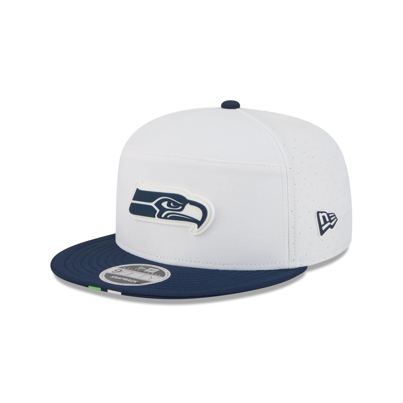 Seattle Seahawks 2025 Training Split Panel 9FIFTY Snapback Hat One Size