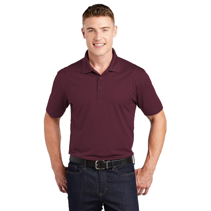 Sport-Tek ST650 Micropique Sport-Wick Polo – Maroon Maroon XS