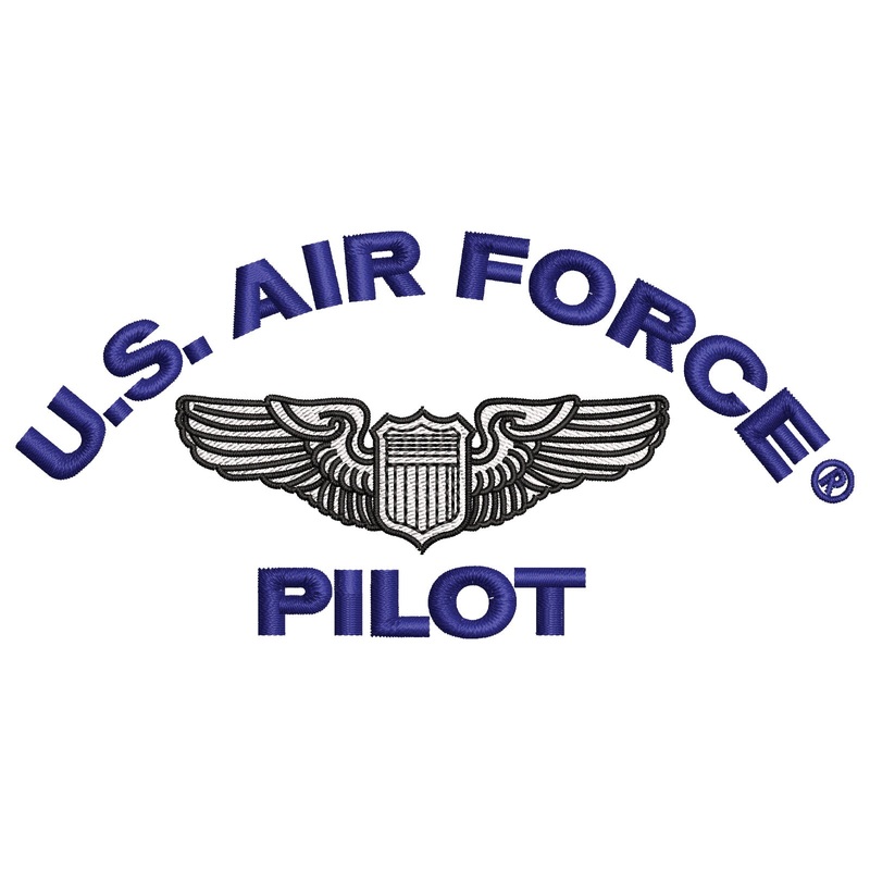 US Air Force Pilot Logo US Air Force Pilot Logo One Size