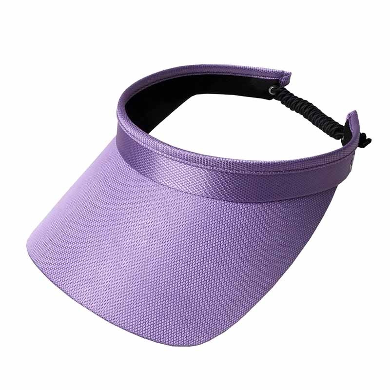 Bright Colors Golf Sun Visor with Coil Lace – GloveIt Golf Hats Lilac