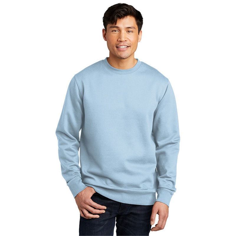 District DT6104 V.I.T. Fleece Crew – Ice Blue Ice Blue XS