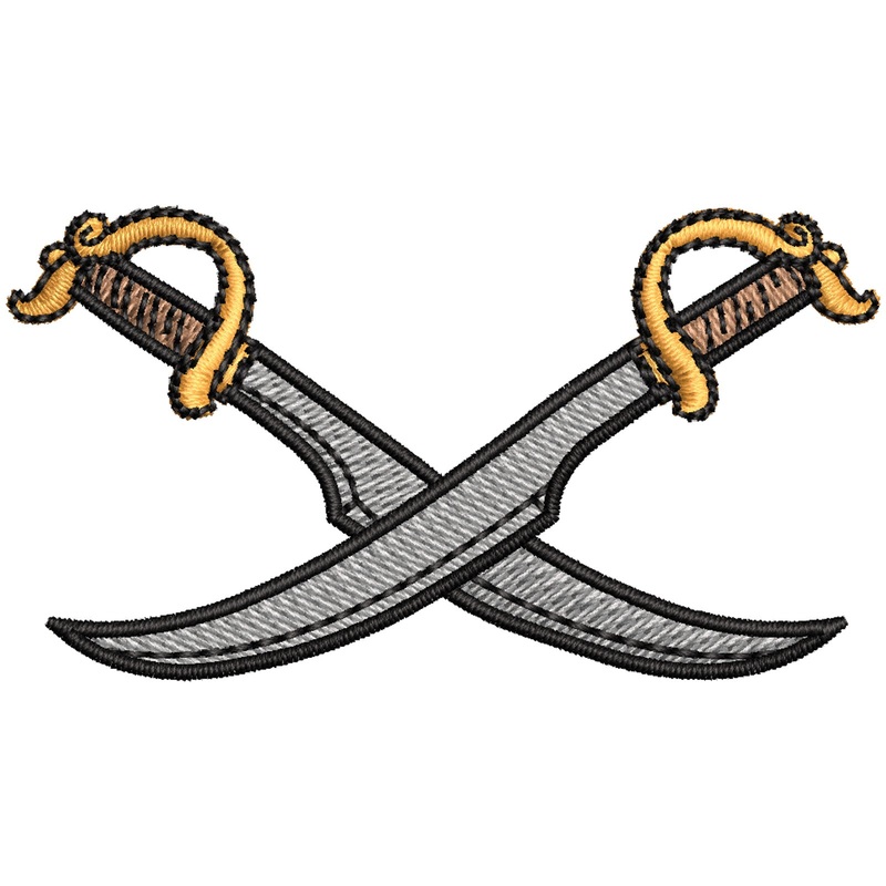 Dual Pirate Swords Dual Pirate Swords One Size