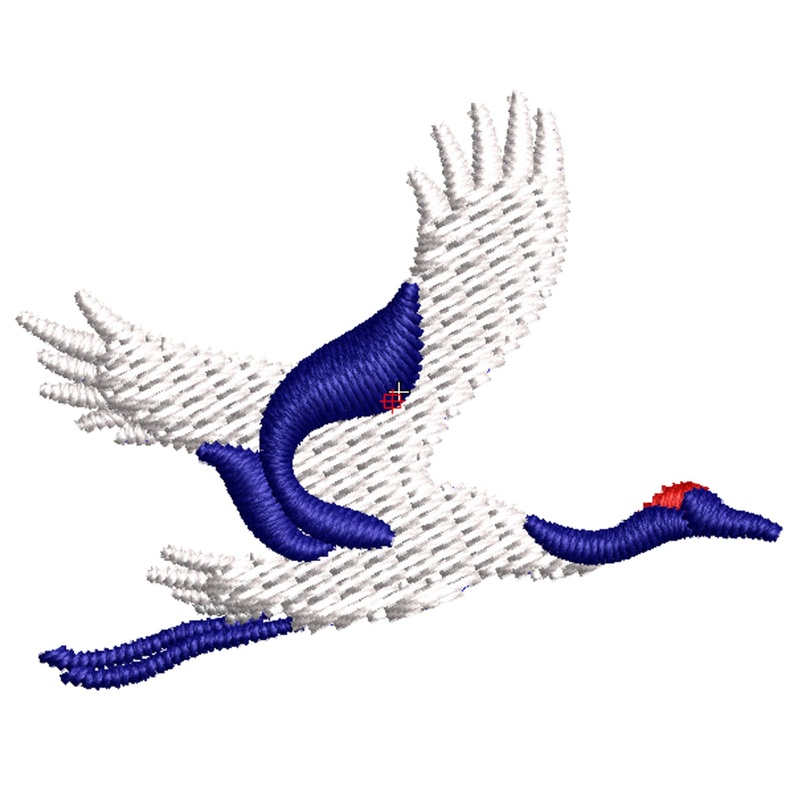 Flying Crane Icon Flying Crane Icon One Size