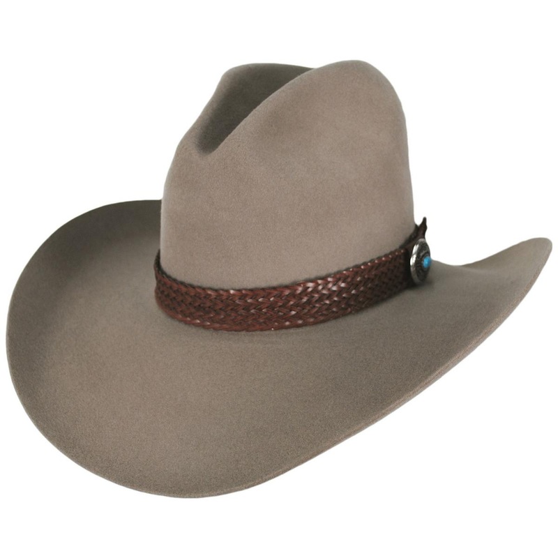 Jutland Wool Felt Gus Western Hat TAUPE GREY 6 7/8