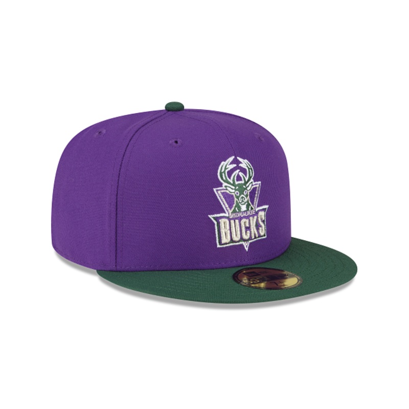 Milwaukee Bucks Classic Edition 59FIFTY Fitted Hat 7