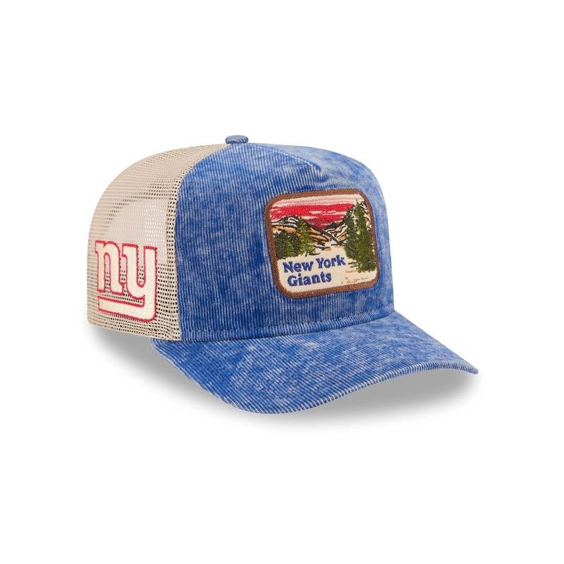New York Giants Vintage Landscape 9FIFTY A-Frame Trucker Hat One Size