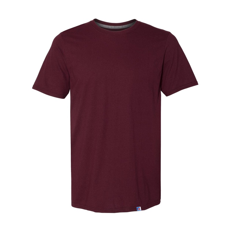 Russell Athletic 64STTM Dri Power CVC Performance T-Shirt – Maroon Maroon S