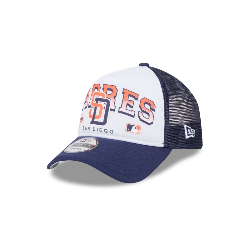 San Diego Padres Sport Classics 9FORTY A-Frame Trucker Hat One Size