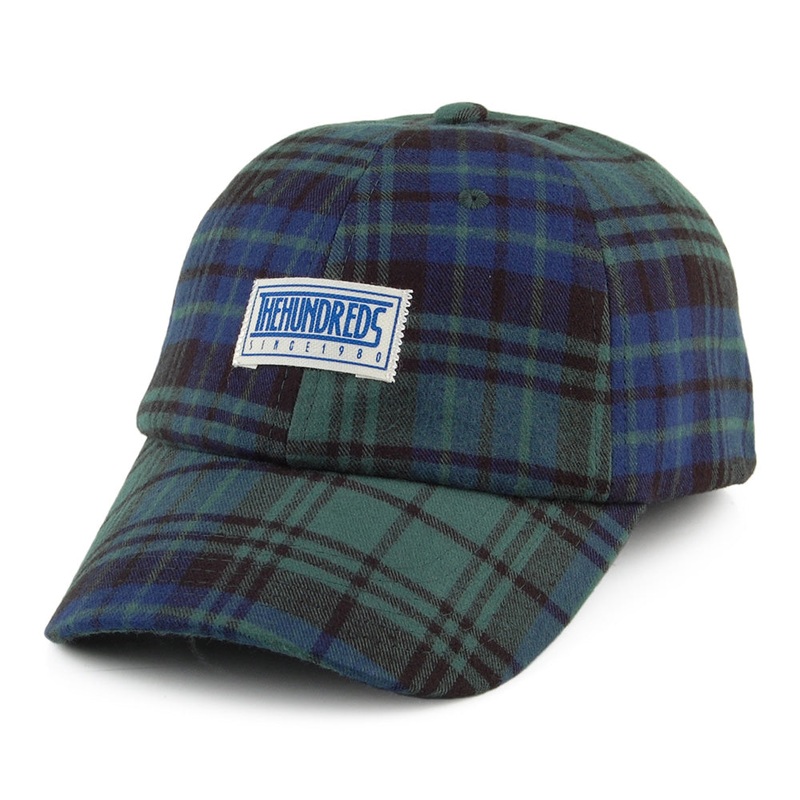 The Hundreds Bolt Dad Baseball Cap – Green-Black Adjustable