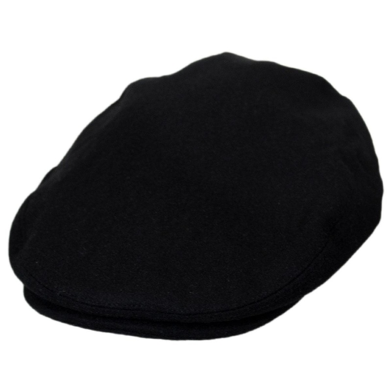 Wholesale Harlem Wool Blend Ivy Cap B2B Pre-Pack BLACK 1S-3M-4L-3XL-1XXL