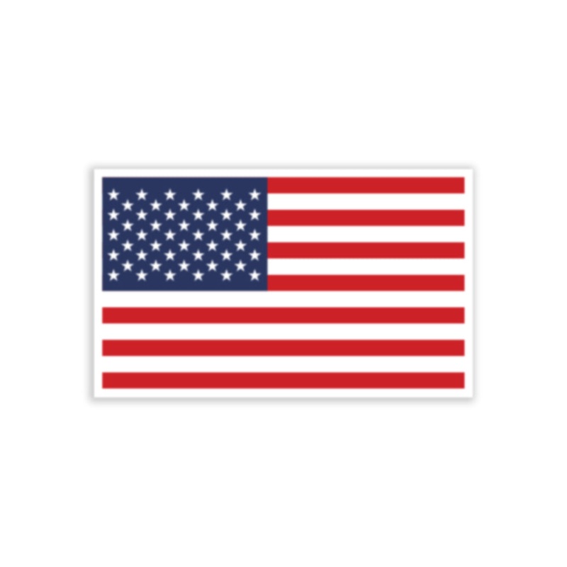 American Flag Heat Transfers Red One Size