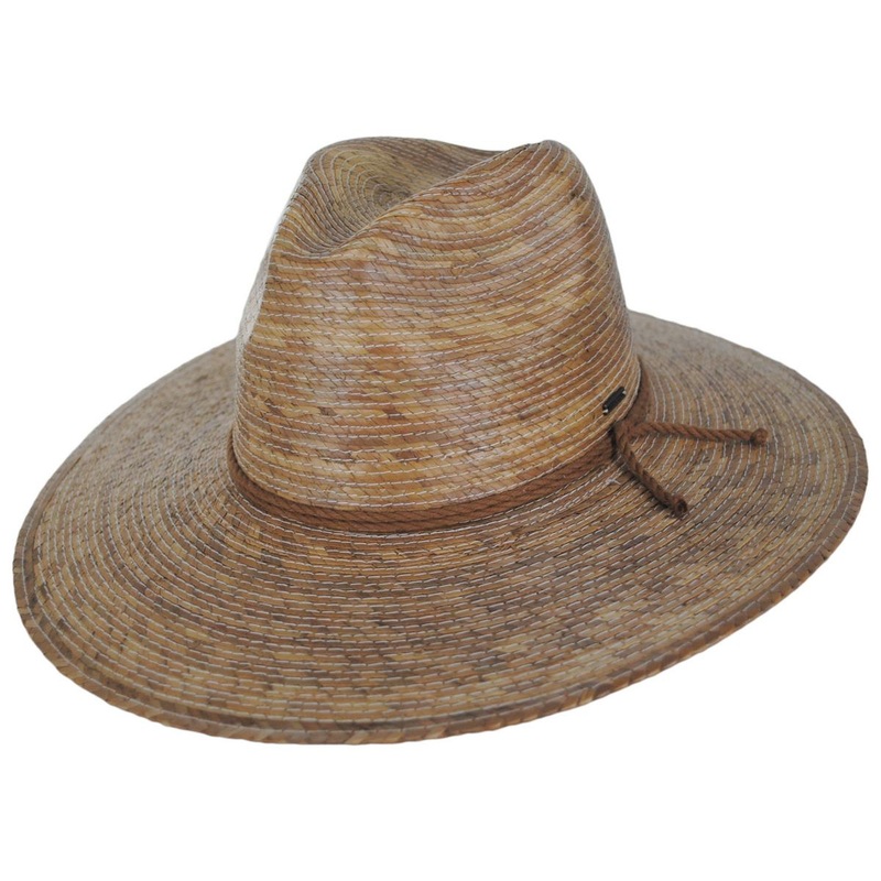 Blake Palm Straw Fedora Hat TOASTED PALM S