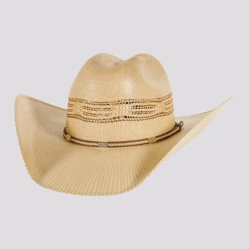 Deuce | Mens Bangora Straw Cowboy Hat Tan SM