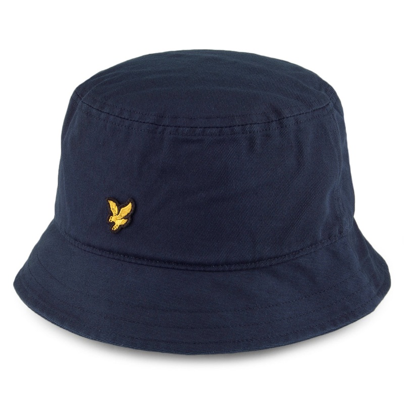 Lyle & Scott Hats Cotton Twill Bucket Hat – Navy Blue 1-Size