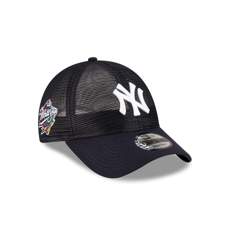 New York Yankees Navy Mesh 9FORTY Snapback Hat One Size