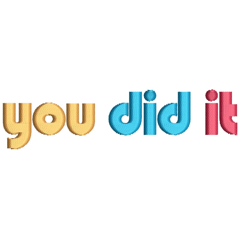 You Did It Design Default Title One Size