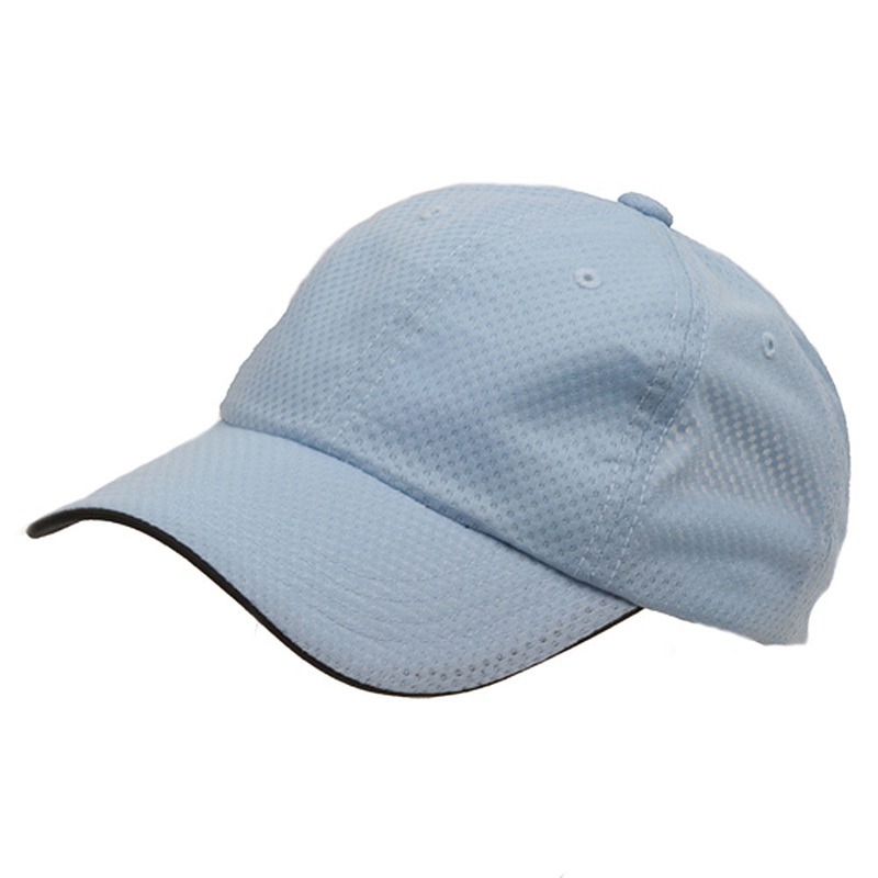 6 Panel Athletic Mesh Cap Blue One Size