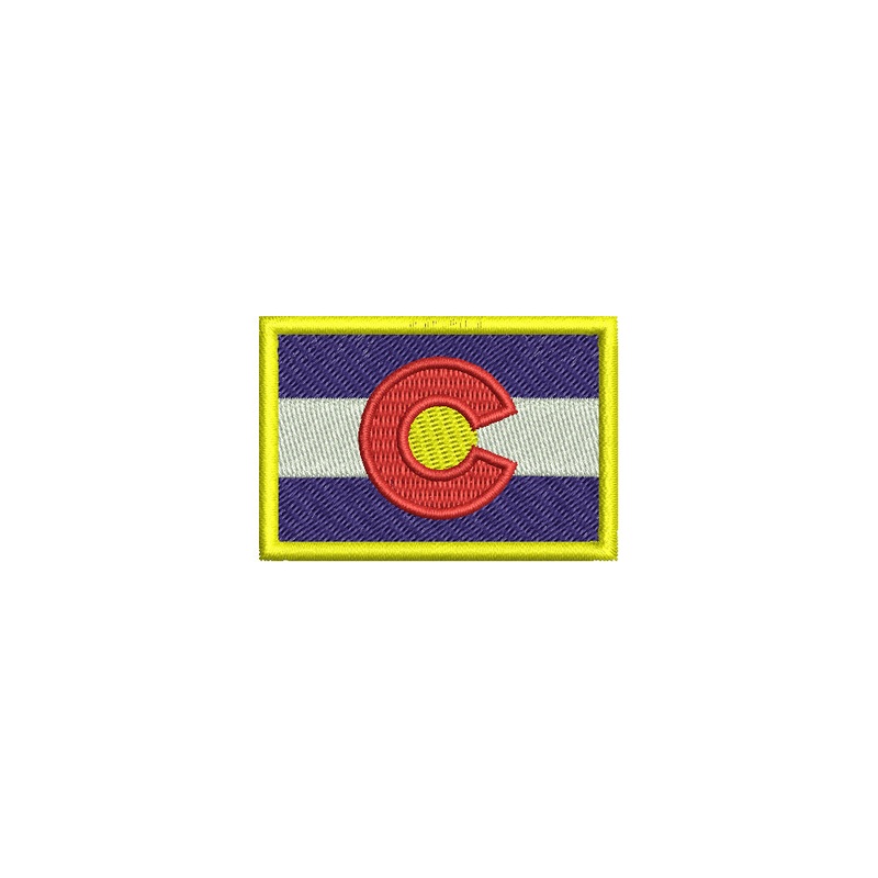 Colorado Rectangle Flag Default Title One Size