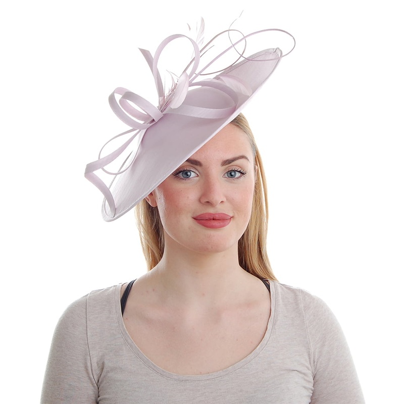 Failsworth Hats Virginia Disc Fascinator – Lilac 1-Size