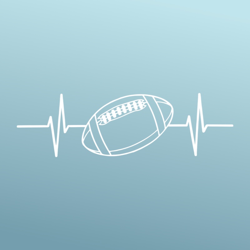 Football – Sticker – Vinyl – White