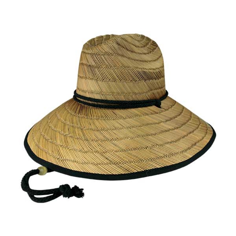 Mega Cap 8030A Lifeguard Straw Hat Brown