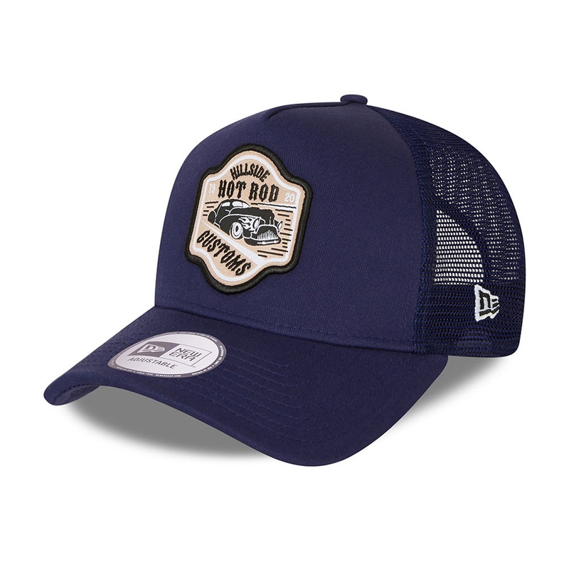 New Era Hot Rod A-Frame Trucker Cap – Navy Blue Adjustable