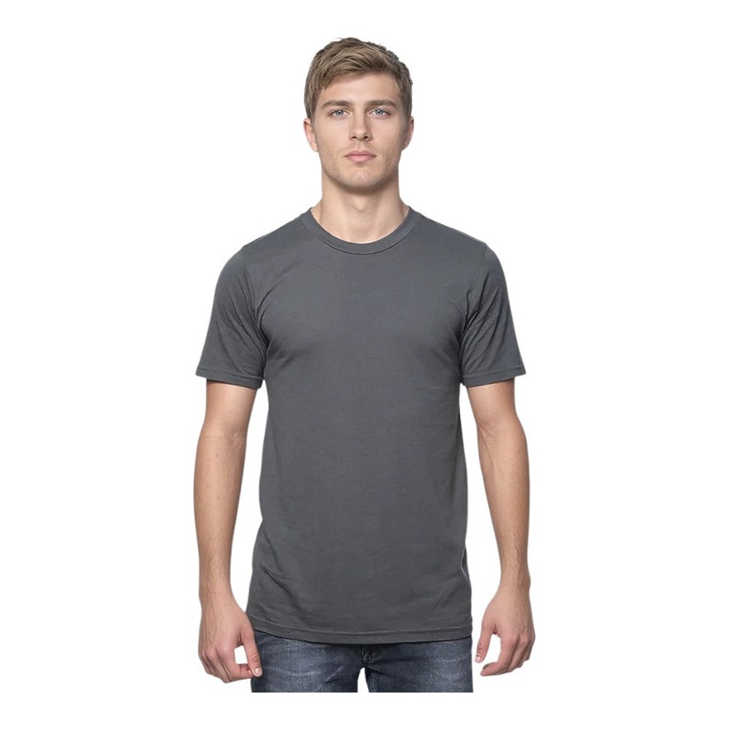 Royal Apparel Unisex Short Sleeve USA T-Shirt  Style 5051USA Made in USA Asphalt XS