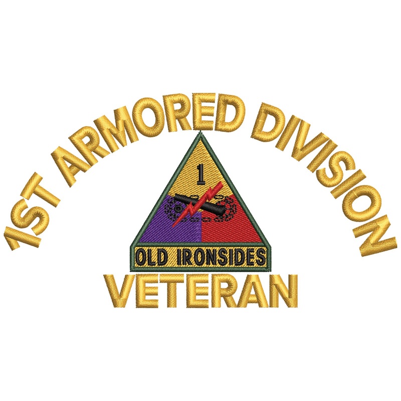 U.S. Army 1st Armored Division U.S. Army 1st Armored Division One Size
