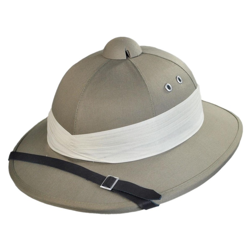 Wholesale African Safari Pith Helmet B2B Pre-Pack KHAKI (6) S/M/L, (6) L/XL/XXL