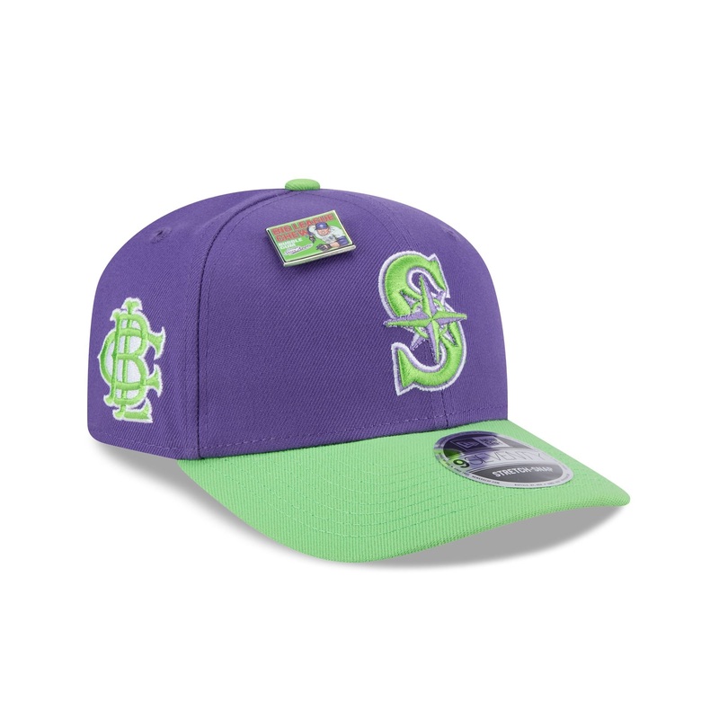 Big League Chew X Seattle Mariners Swingin’ Sour Apple 9SEVENTY Stretch-Snap Hat One Size