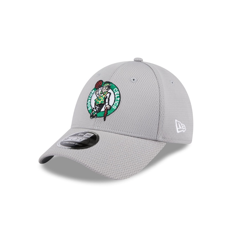 Boston Celtics Gray 9FORTY Stretch-Snap Hat One Size