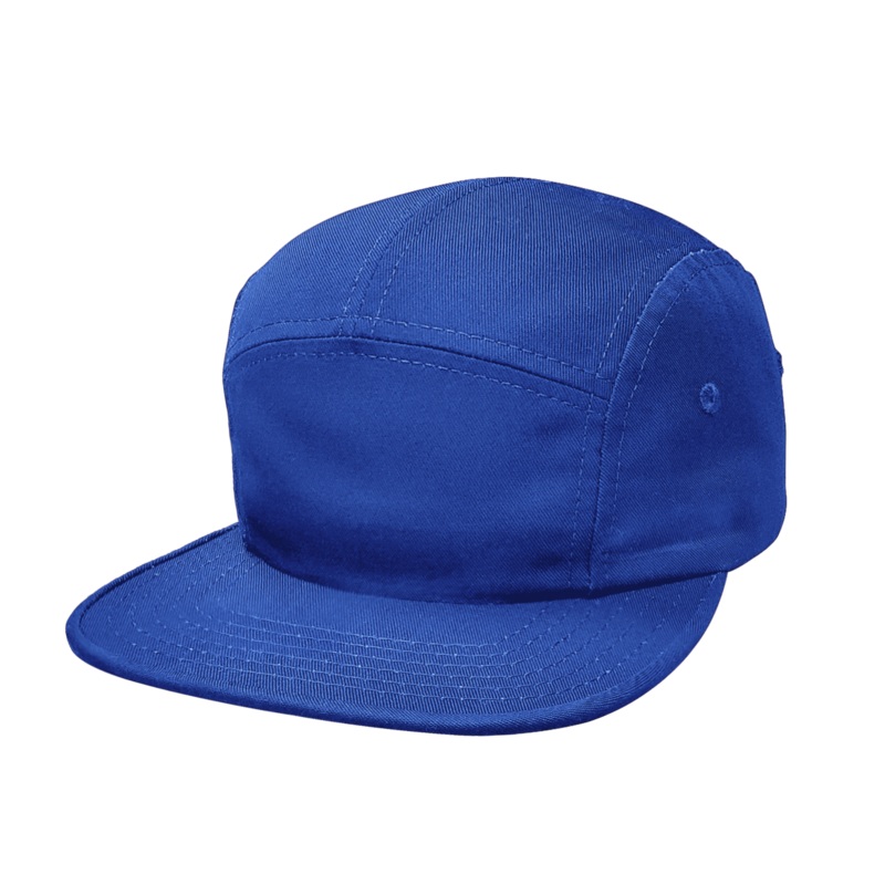 Cali Headwear US05 5 Panel Camper Cap USA Made Royal
