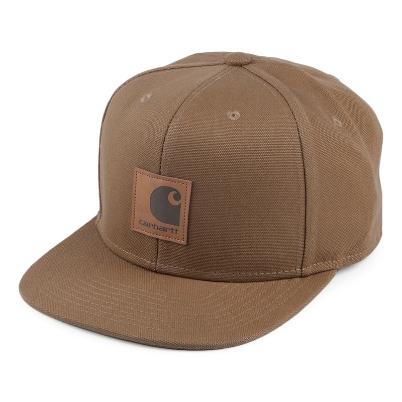 Carhartt WIP Hats Logo Snapback Cap – Brown Adjustable