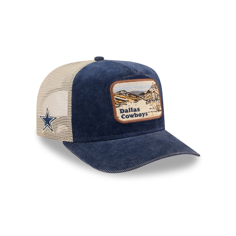 Dallas Cowboys Vintage Landscape 9FIFTY A-Frame Trucker Hat One Size