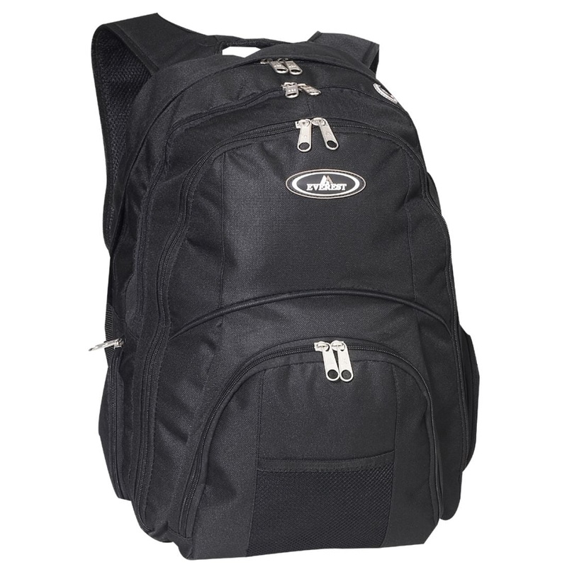 Everest Laptop Computer Backpack 7545LT Black