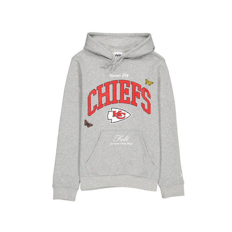 FELT x Kansas City Chiefs Gray Hoodie S
