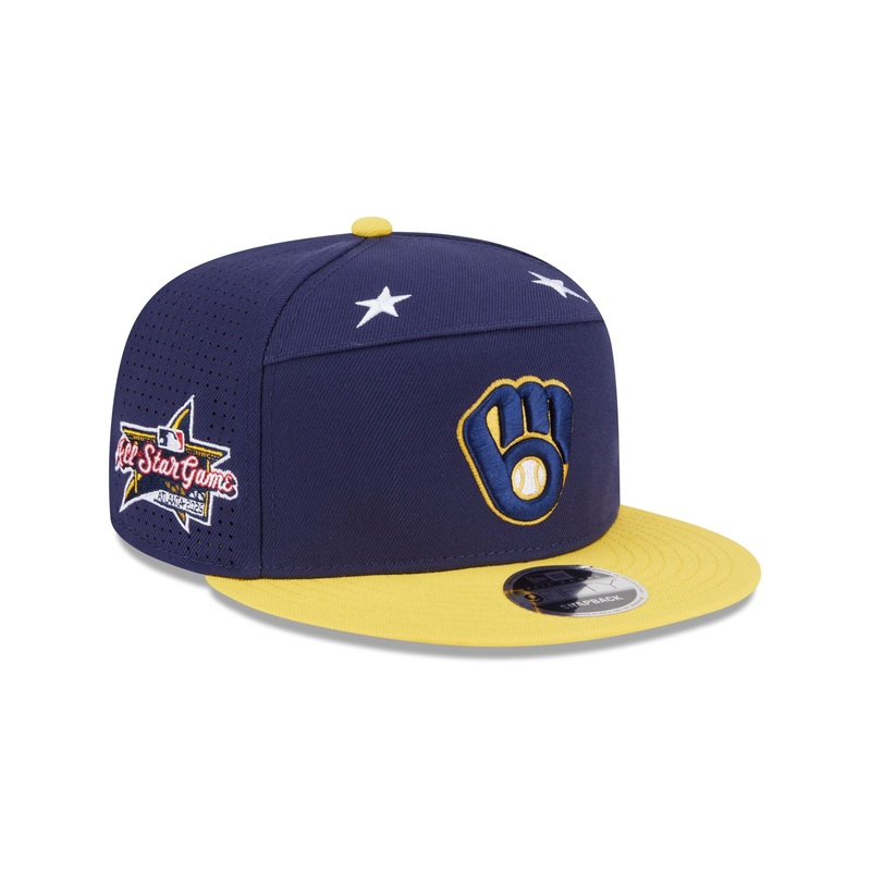 Milwaukee Brewers 2025 All-Star Game Split Panel 9FIFTY Snapback Hat One Size