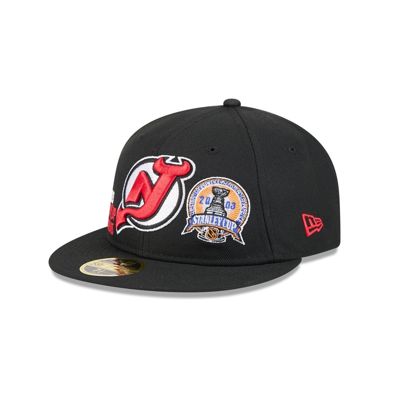 New Jersey Devils Championship Pack Retro Crown 59FIFTY Fitted Hat 7