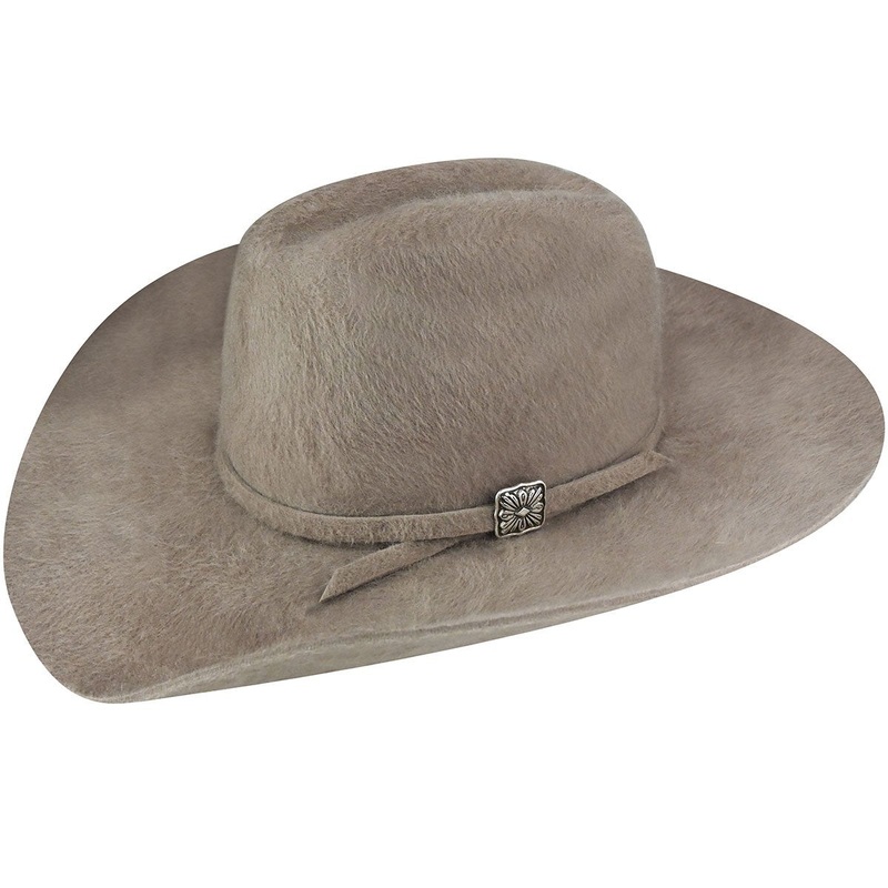 Oro Grizzly Western Cowboy Hat Mole 6 5/8