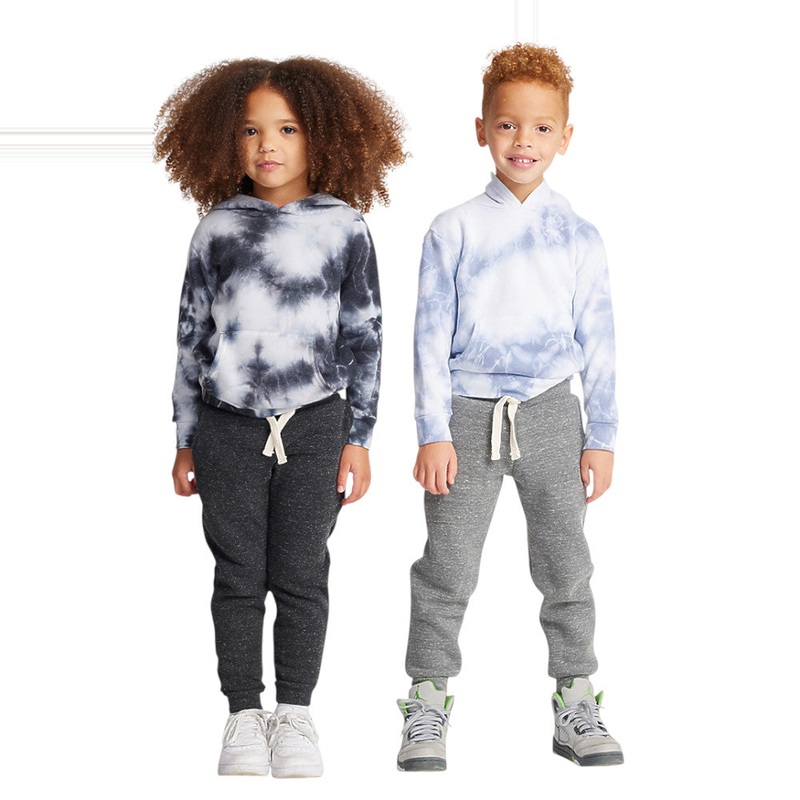 Royal Apparel 3699CTD Toddler Cloud Tie-Dye Fleece Pullover Hoodie Made in USA Infinity S