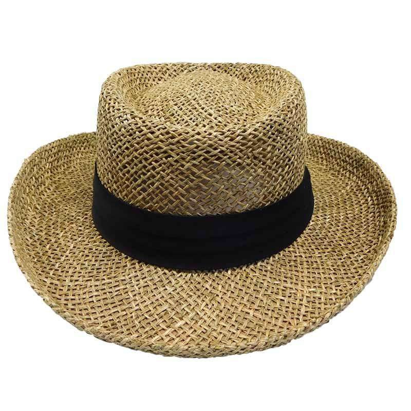 Sea Grass Gambler Hat – Milani Hats Natural Large (59 cm)