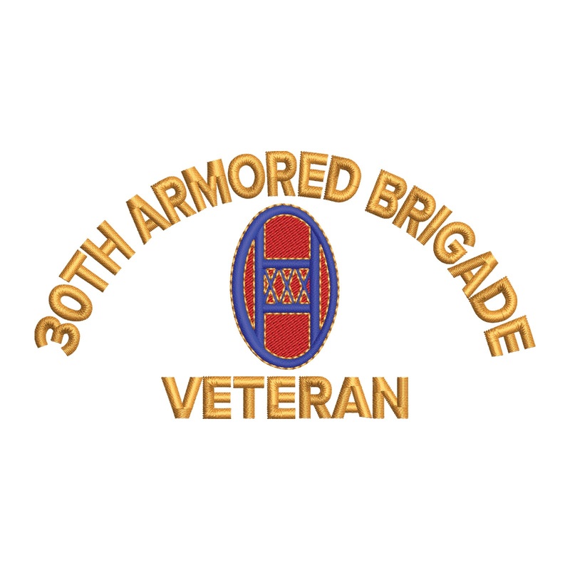 U.S. Army 30th Armored Brigade Symbol U.S. Army 30th Armored Brigade Symbol One Size