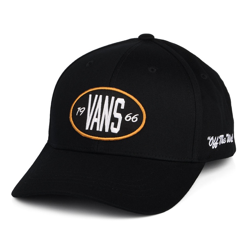 Vans Hats 1966 Structured Baseball Cap – Black Adjustable