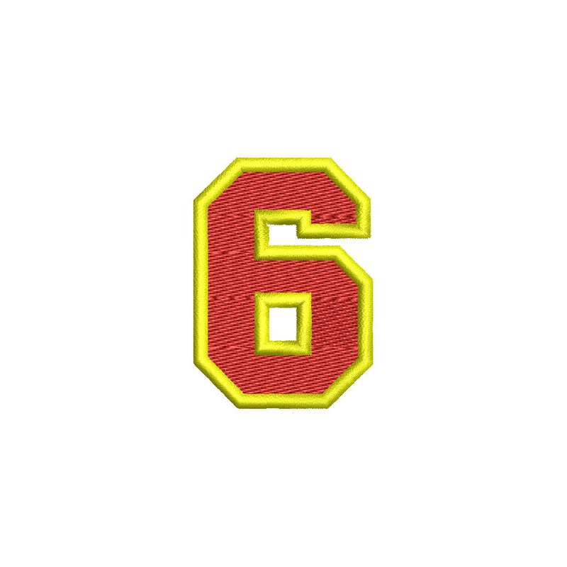 Athletic Number 6 Default Title One Size