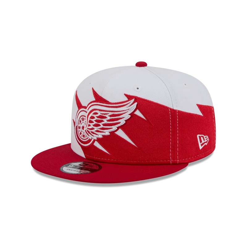 Detroit Red Wings Jagged 9FIFTY Snapback Hat One Size